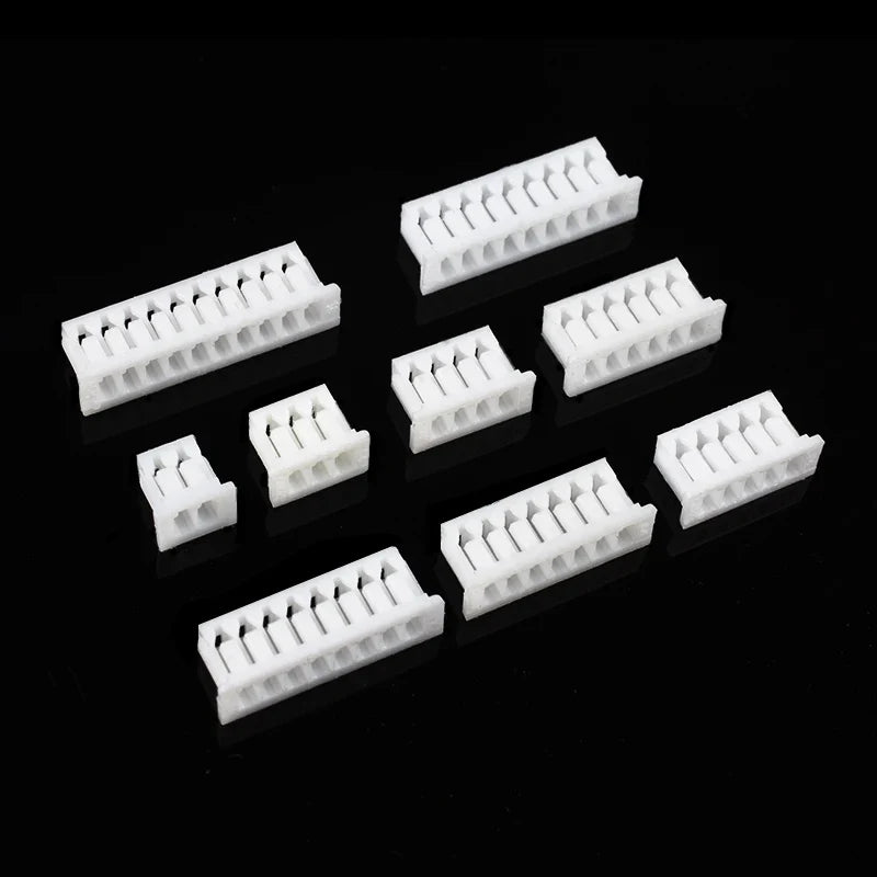 Lot JST Pitch Plastic Housing Female Connectors 2P 3P 4P 5P 6P 7P 8P
