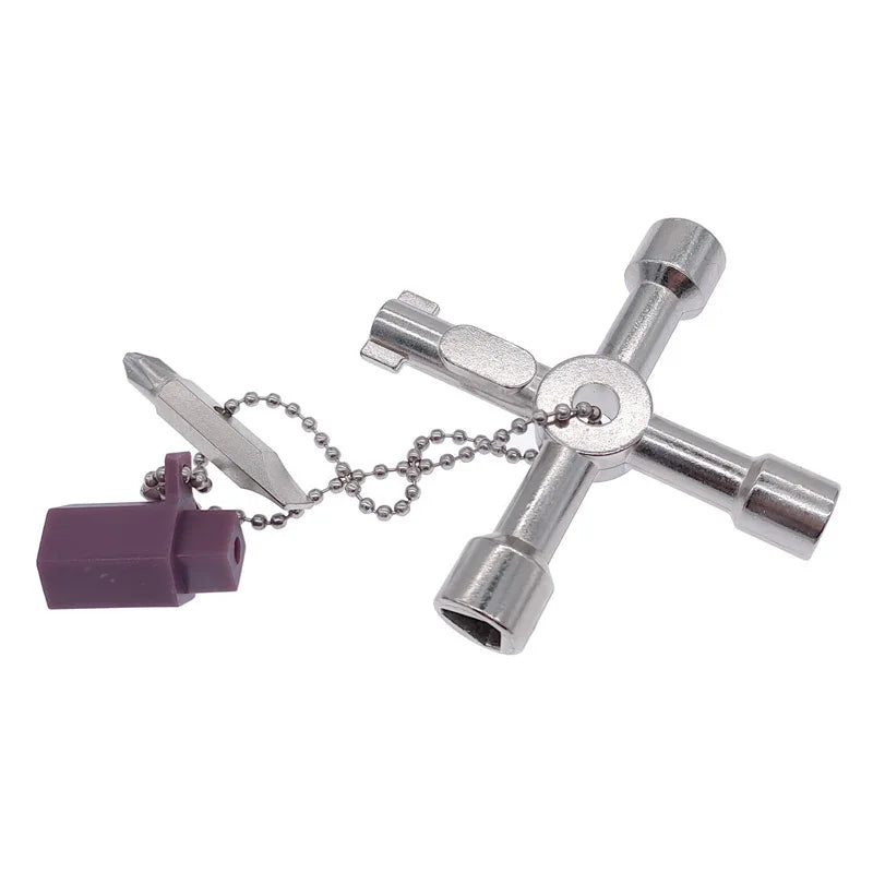 5-in-1 Triangle Wrench Cross Key – Universal Cabinet Tool