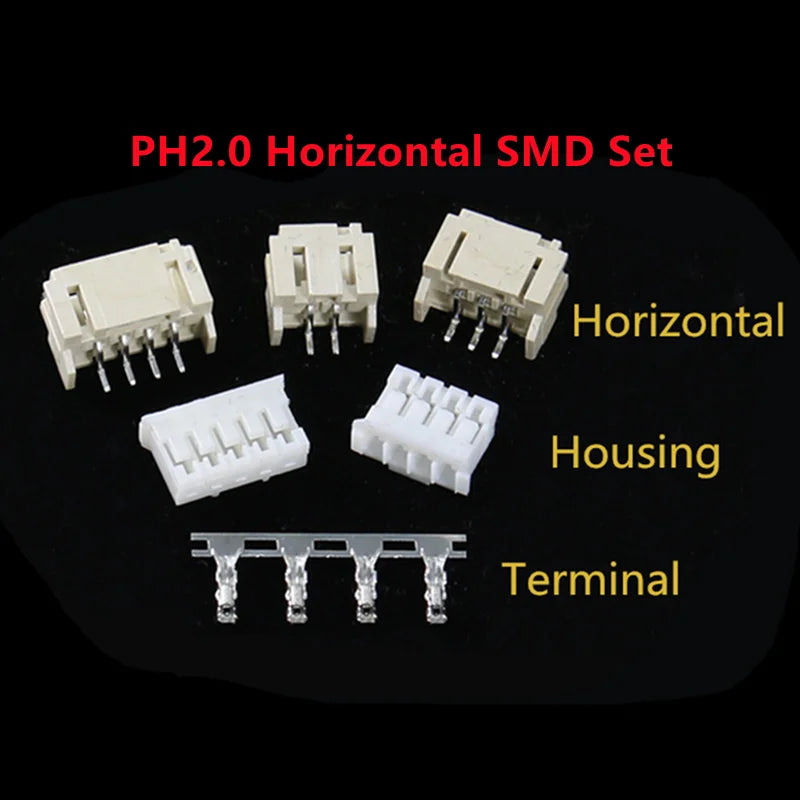 10sets SH1 0 JST1 25 PH2 XH2 54 SH JST ZH PH XH Horizontal Vertical