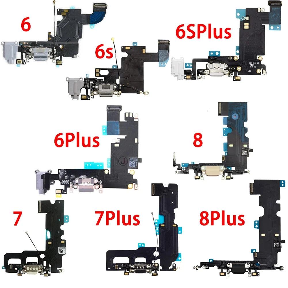 iPhone 7 8 Plus Charging Port Dock & Headphone Jack Flex Cable