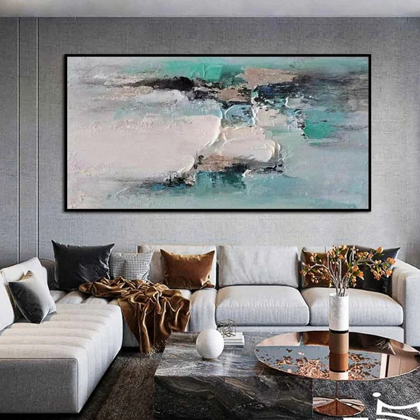 Handmade Abstract Oil Painting on Canvas | Modern Wall Art