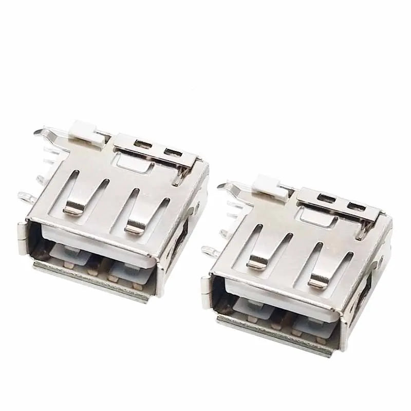 USB 2 0 Female PCB Mount Socket Connector Vertical Side Inser Jack