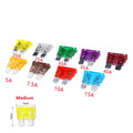 Car Fuse Mini Small Medium 5A 7 10A 15A 20A 25A 30A 35A 40A Amp Clip