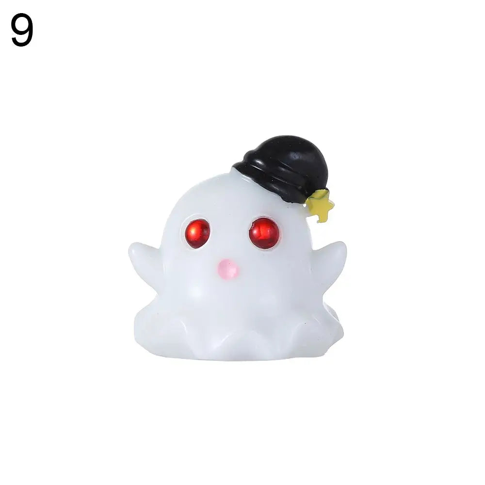 Halloween Pumpkin Ghost Vampire Micro Landscape Resin Craft Mini