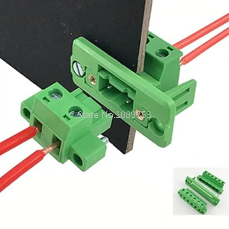5sets 5 08 Through-wall Welding-free Terminal 2P 3P 4P 5P 6P 7P 8P