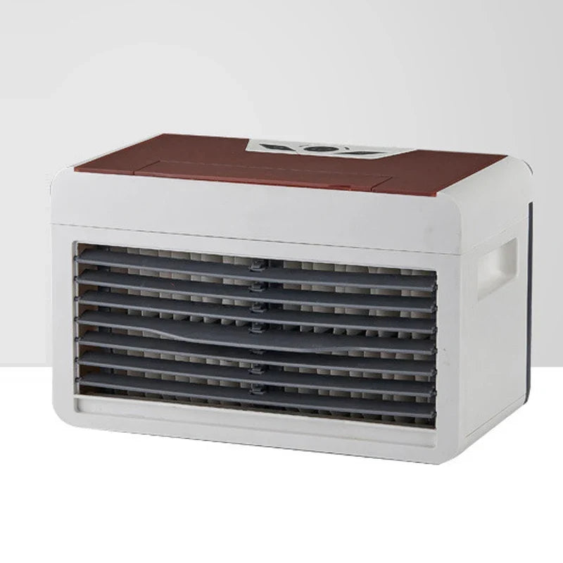 Mini USB Air Cooler Fan with Humidifier – 5V Desktop Cooling