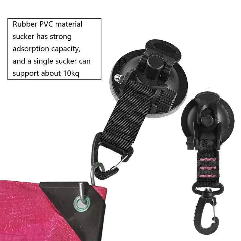 Suction Cup Tie Down Mount – Boats, SUPs, Cars & Campers