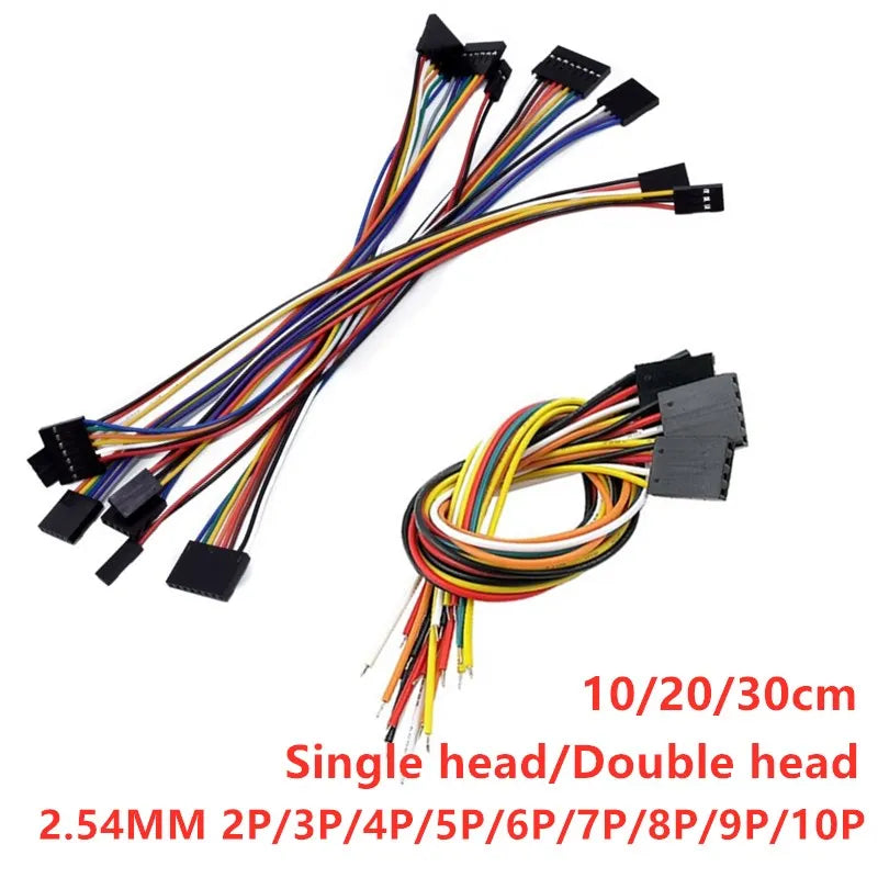 10PCS 2.54mm Dupont Jumper Cables Female Connector PCB Arduino