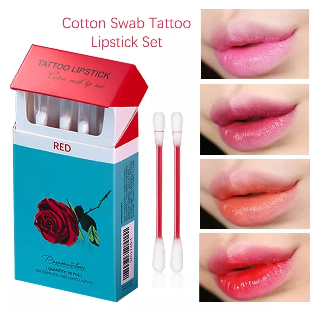 20-Piece Waterproof Matte Liquid Lip Stain Set | Long-Lasting