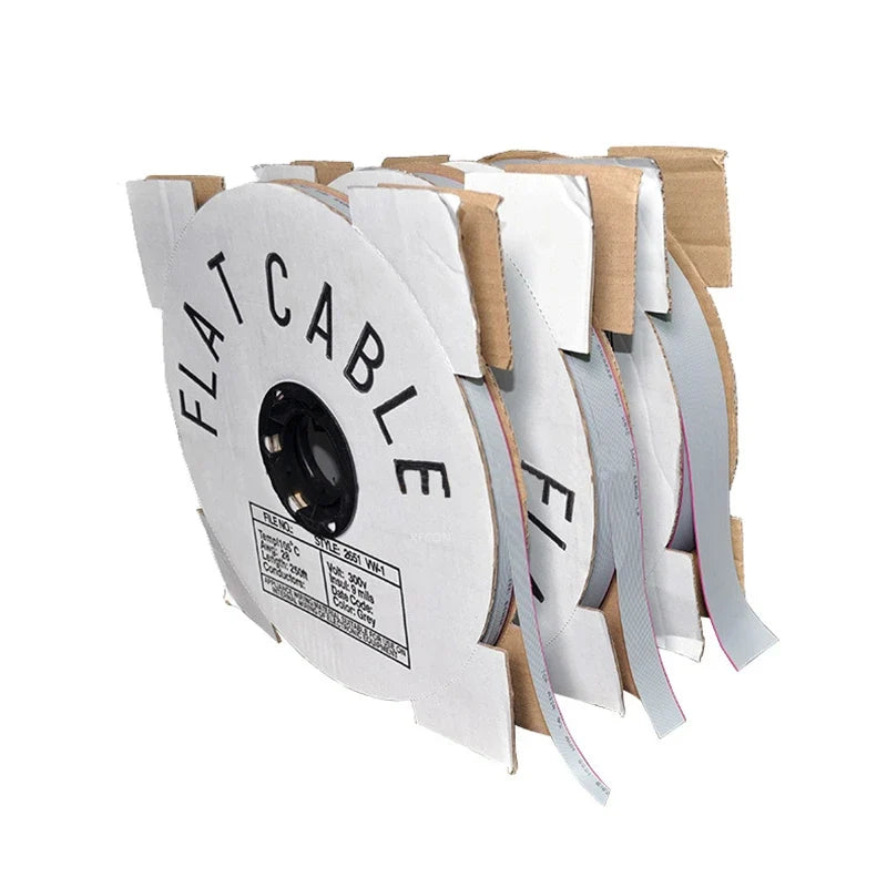 1Meter Pitch Grey Flat Ribbon Cable IDC FC Connector 10P 14P 16P 20P