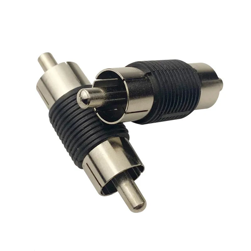 RCA Male Coupler Female Adapter AV Cable Plug Video Audio CCTV