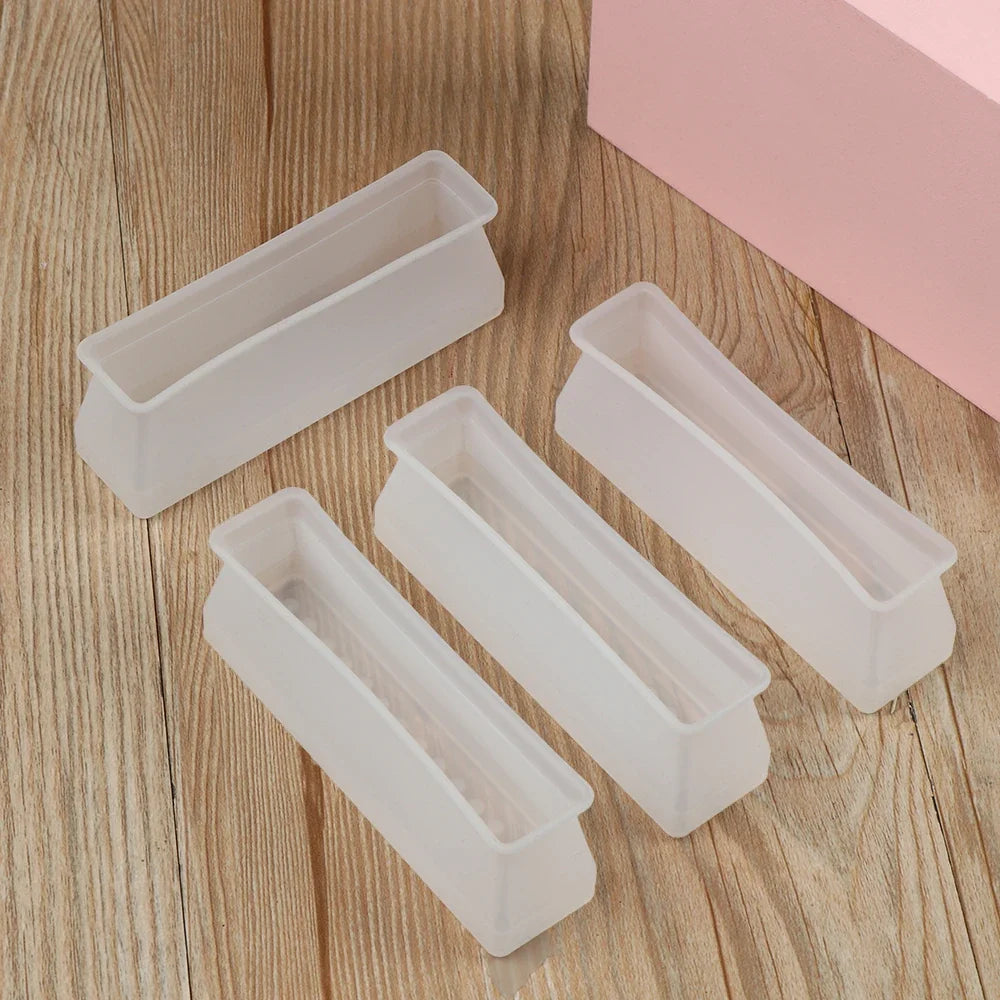 Silicone Rectangular Feet Cover Furniture Floor Protector Pad Anti