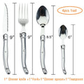 Laguiole Stainless Steel Cutlery Set – 4–24 Piece Silverware