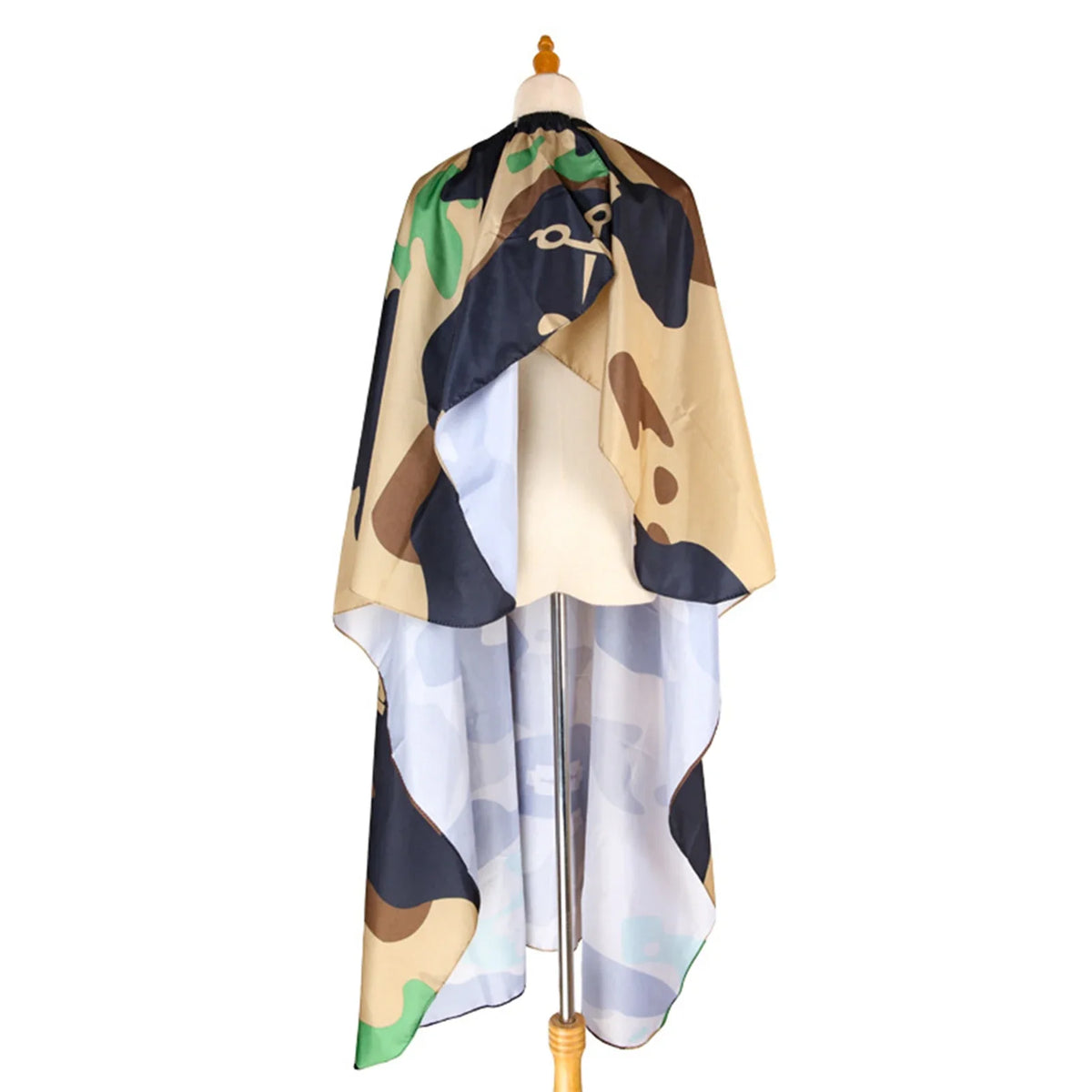 Camouflage Barber Cape – Waterproof Hair Cutting Salon Gown