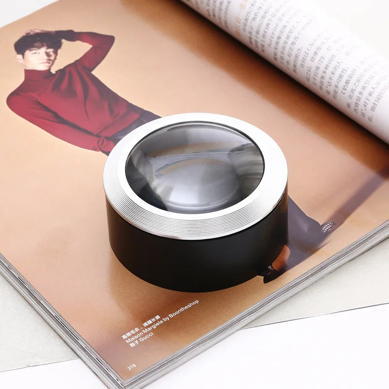5X LED Jewelers Loupe – Handheld Pocket Magnifying Glass with Light
