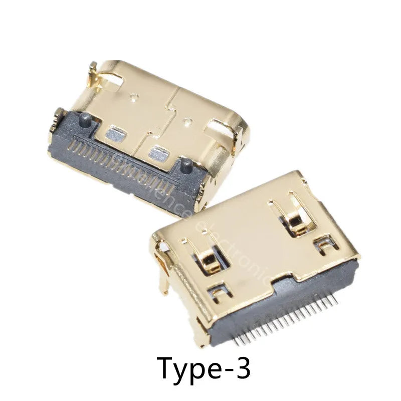HDMI HD Interface Connector SMD 19 Pin 19P Vertical Right Angle