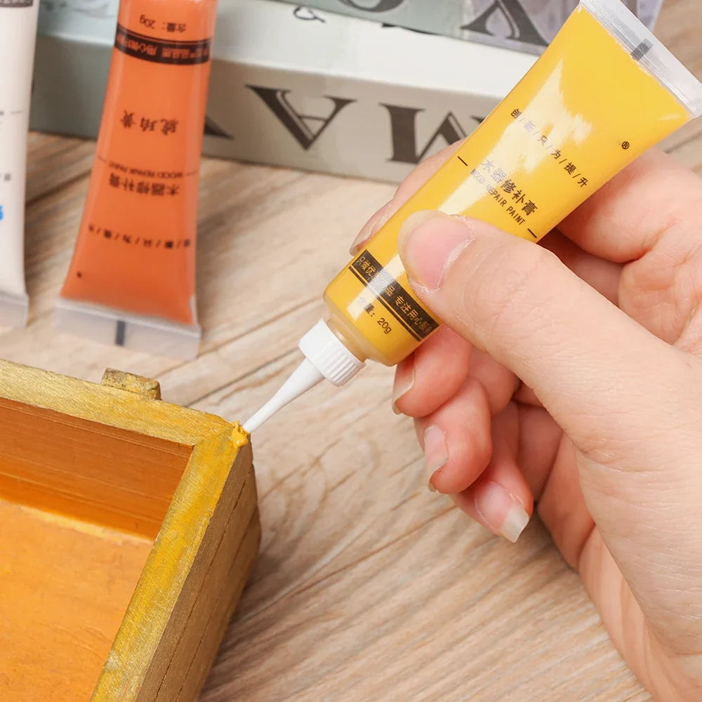 Marker Pen Cream Wax Repair Polymer Resin DIY Wood Cratch Filler