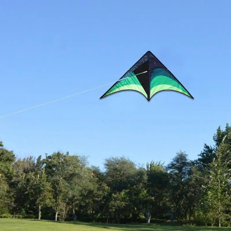 Large Delta Kites Handle Line Outdoor Toys Kids Nylon Ripstop