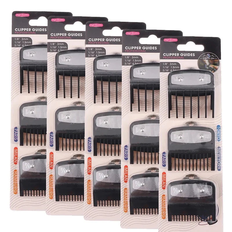 Hair Clipper Guide Comb Set – 1.5mm 3mm 4.5mm Guards