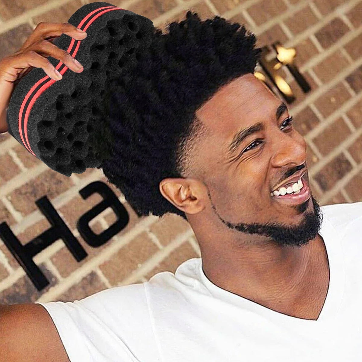 4-Piece Twist Hair Sponge Set – Afro Curl Coil Wave Tool