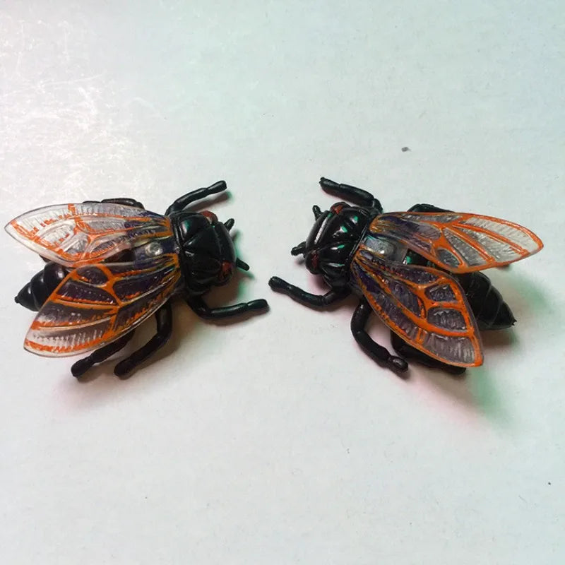 20 Pcs Realistic Cicada Figurines – Halloween & Home Décor