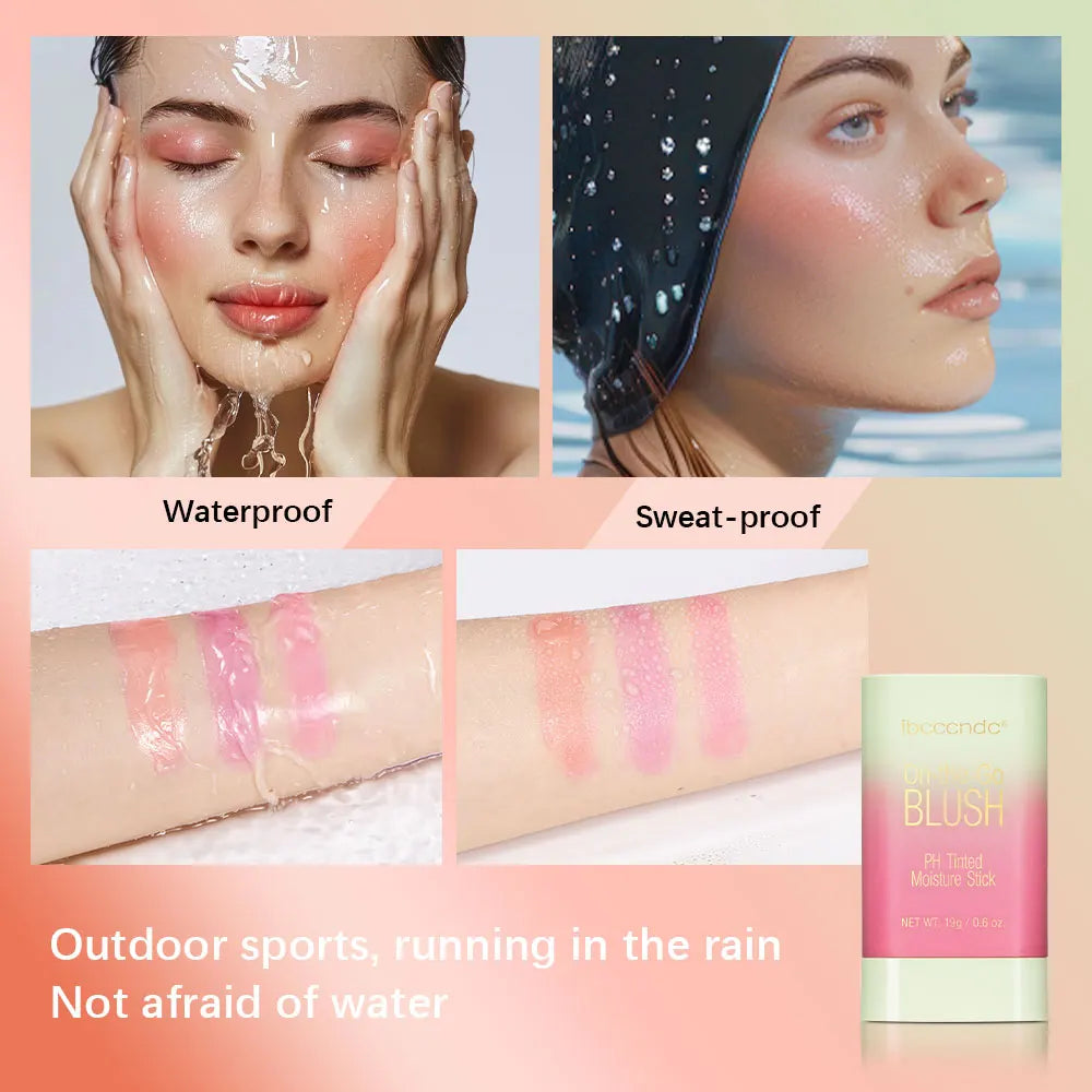 ibcccndc 3-in-1 Temperature Change Blush & Contour Stick