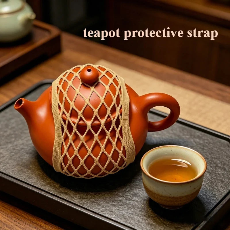 6-Piece Teapot Mesh Storage Bags – Travel Tea Set Covers