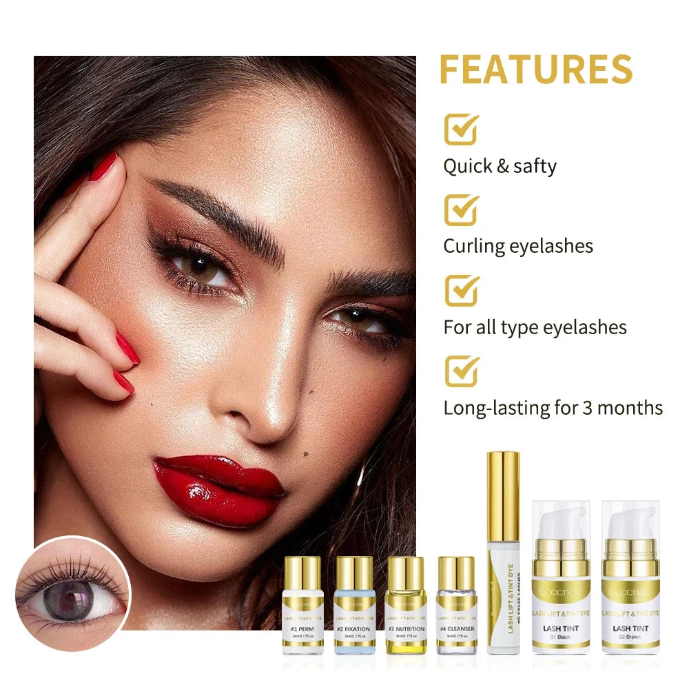 Brow Lamination & Lash Lift Tint Kit – Semi-Permanent Pro Set
