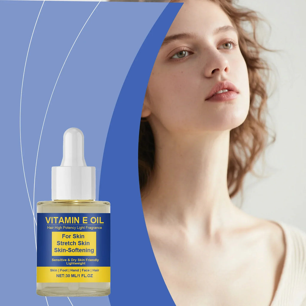 Vitamin E Body Oil – Moisturize Skin, Hands, Feet & Scalp 30ml