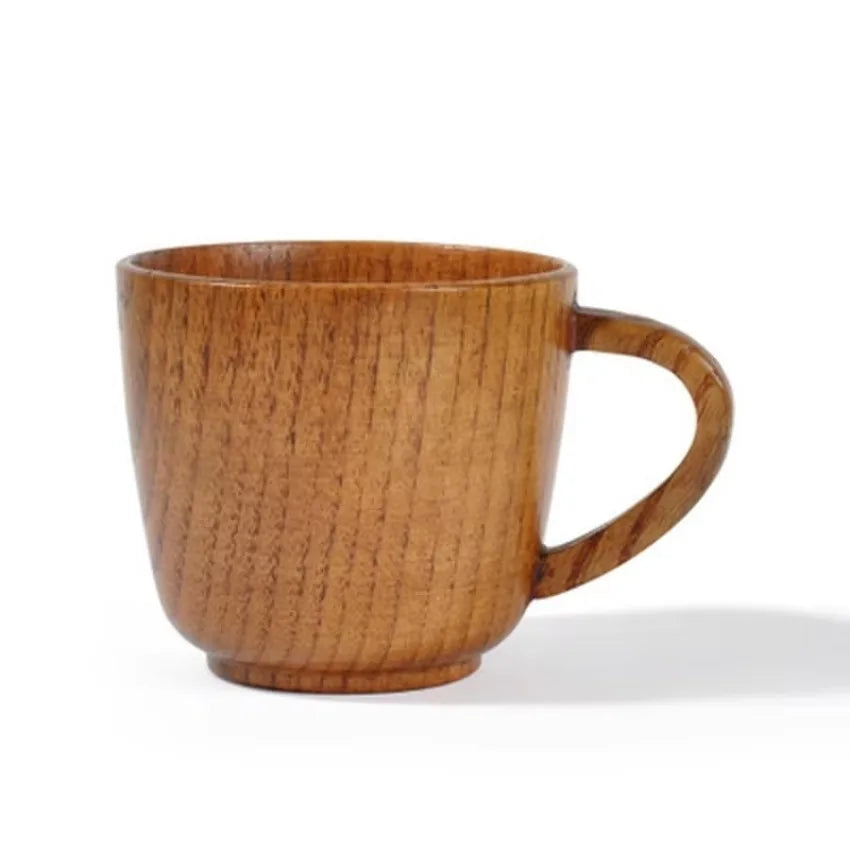 Handmade Natural Spruce Wooden Big Belly Cup – Rustic Drinkware