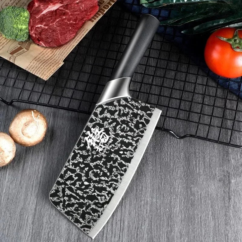 PLYS 4-Piece Stainless Steel Kitchen Knife Set with Covers