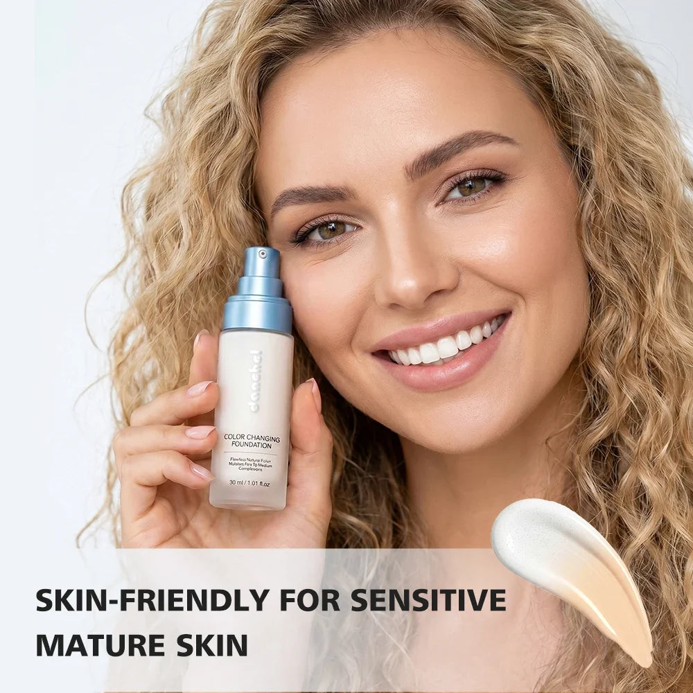 Color Changing Liquid Foundation – Full Coverage & Oil Control