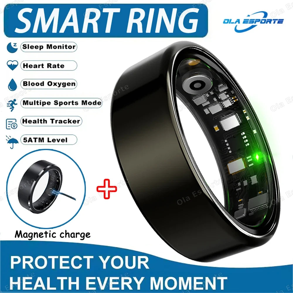 Smart Ring | Heart Rate, Sleep & SpO2 Tracker | IP68 Waterproof