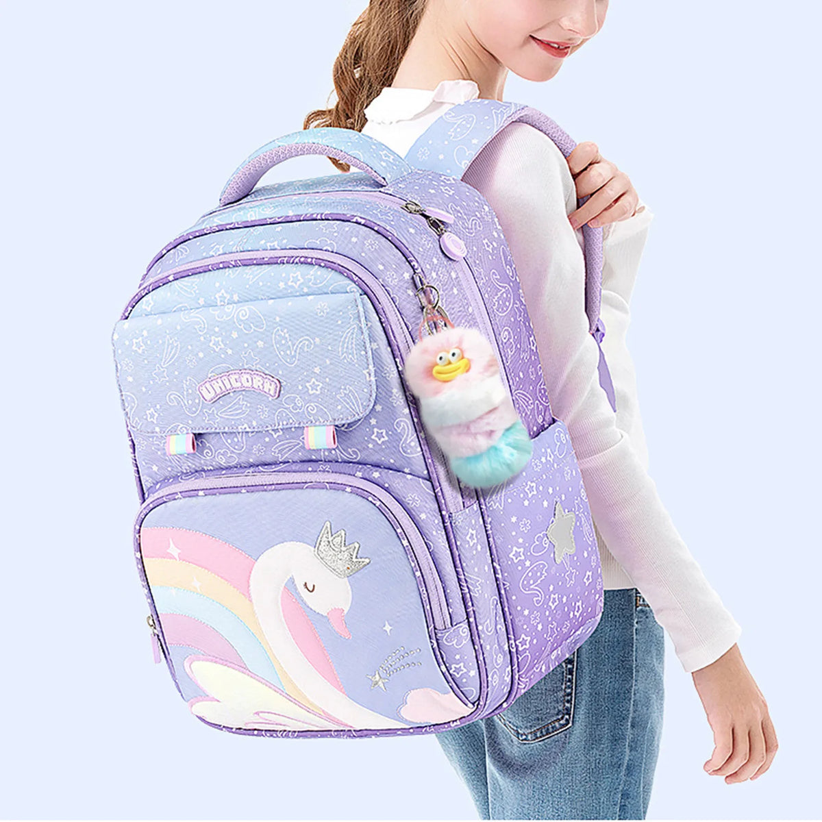 Plush Worm Keychain | Cute Back to School Gift for Kids