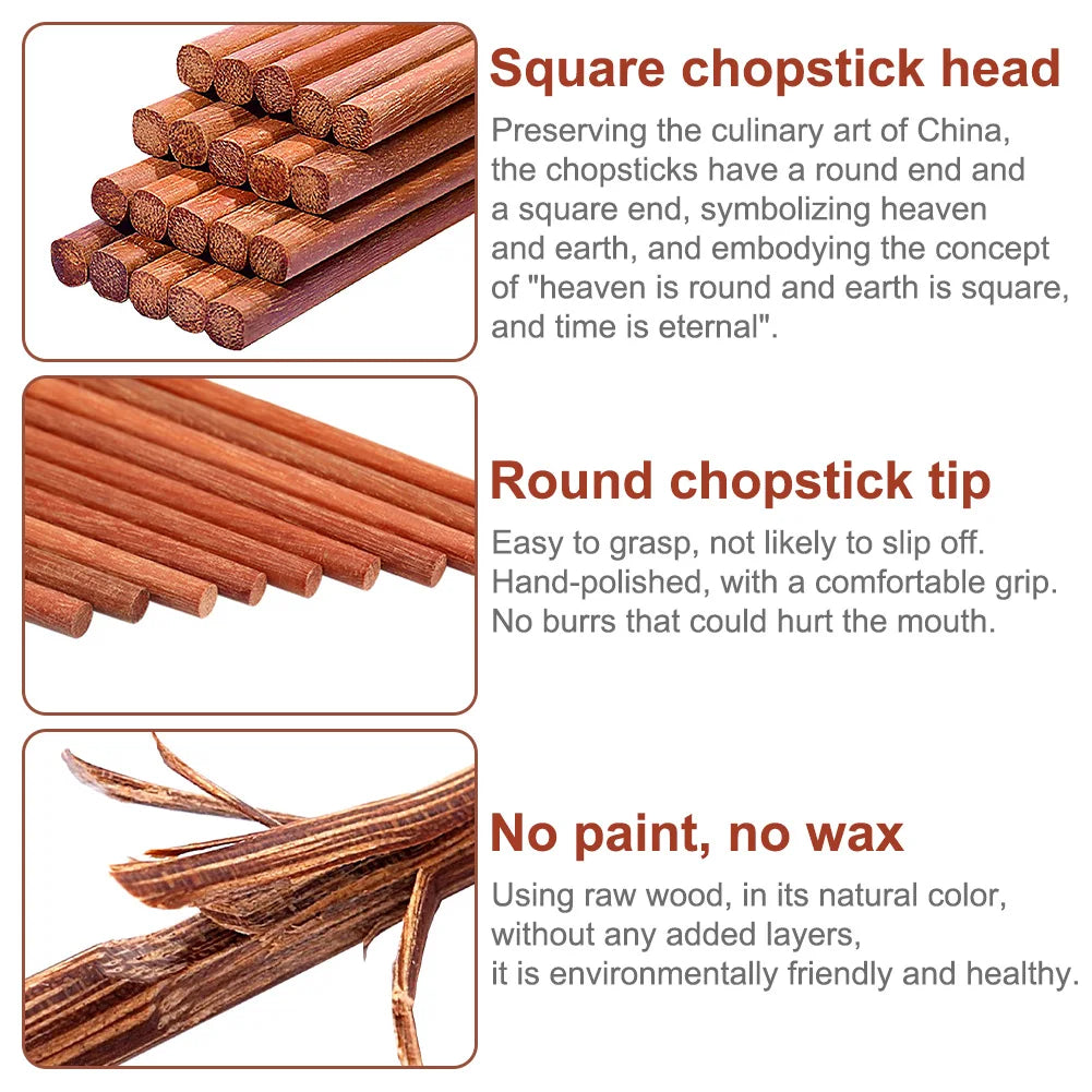 Extra Long Wenge Wood Cooking Chopsticks | Hot Pot & Frying