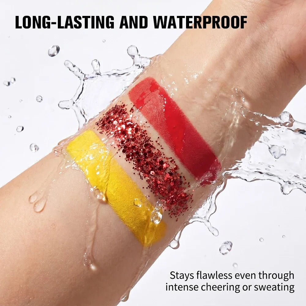 Face & Body Paint Stick Set – Non-Toxic, Waterproof SFX & Sports