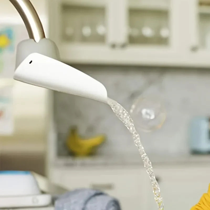 Baby Faucet Extender – Adjustable Angle Hand Wash Aid | Grey
