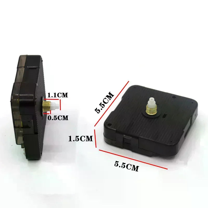 Silent Quartz Clock Movement Kit with Hands – DIY Wall Clock Repair