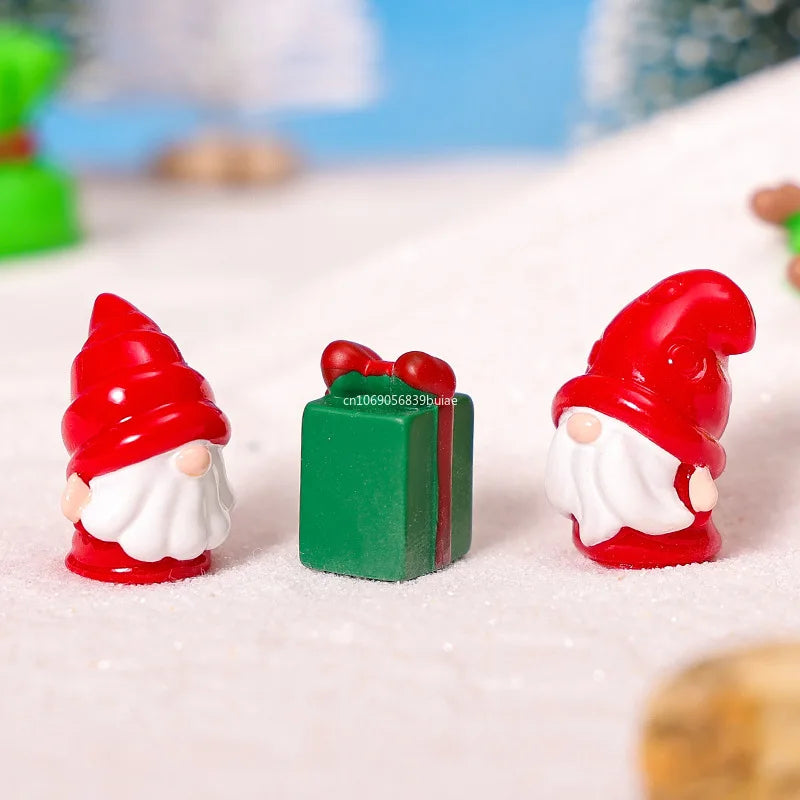 Cute Red Dwarf Gnome Figurine | Mini Garden Landscape Ornament