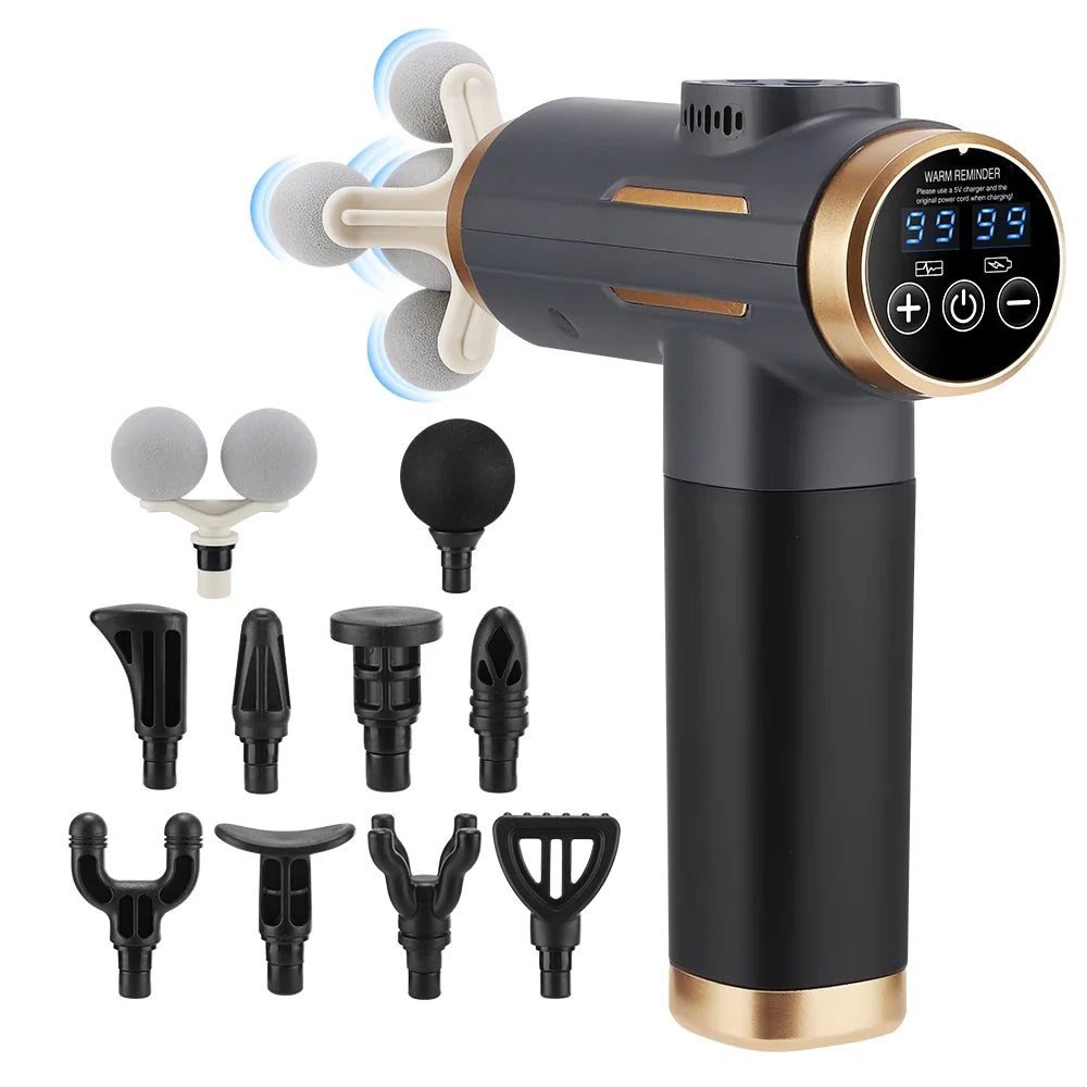 Hailicare Fascia Gun 99 Speeds 11 Heads 24W Percussion Massager