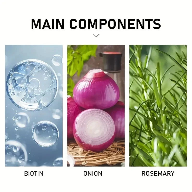 Biotin Hair Oil with Rosemary & Onion | Moisturize & Smooth Hair