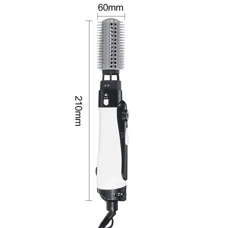 2-in-1 Hot Air Brush Hair Dryer & Straightener Volumiser