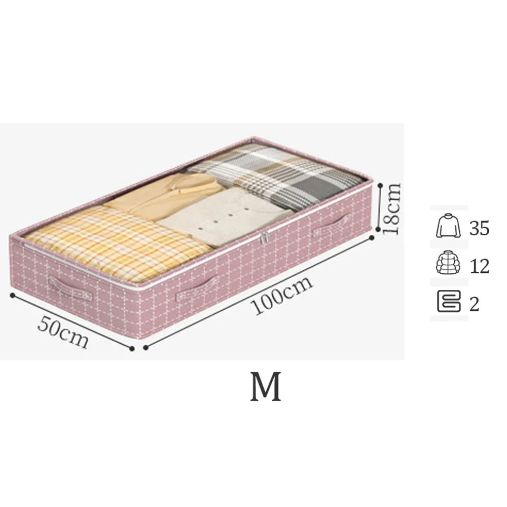 Under Bed Storage Bag with Clear Window | Large Organizer