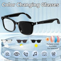 Smart Glasses Bluetooth Anti Blue Photochromic Listen Music Calls