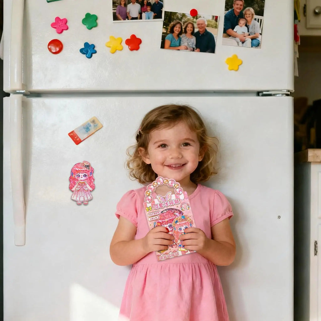 3D Magnetic Dress-Up Doll Set | Montessori Mix & Match Toy