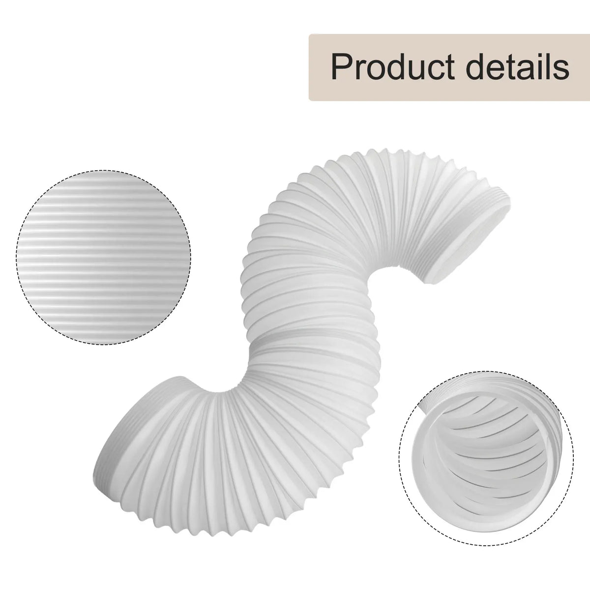 Flexible AC Exhaust Hose 13/15cm | Portable Air Conditioner Duct