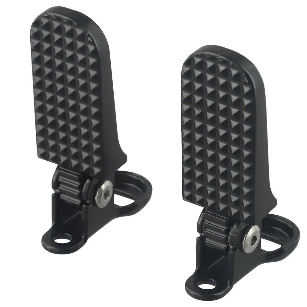 Aluminum Alloy Foldable Non-Slip Rear Foot Pegs – Bike & Moto