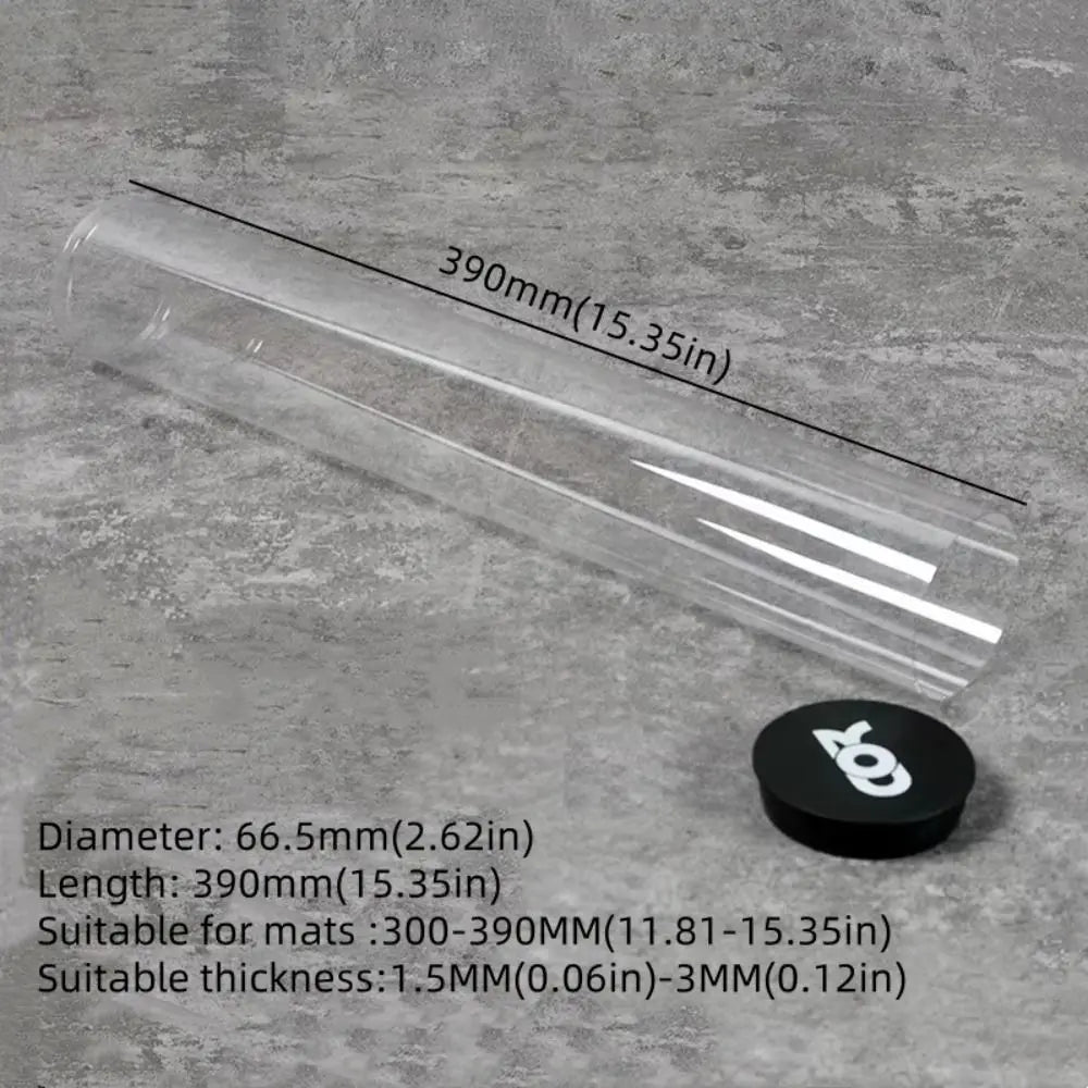 Transparent Telescopic Playmat Storage Tube | Gaming Mat Case