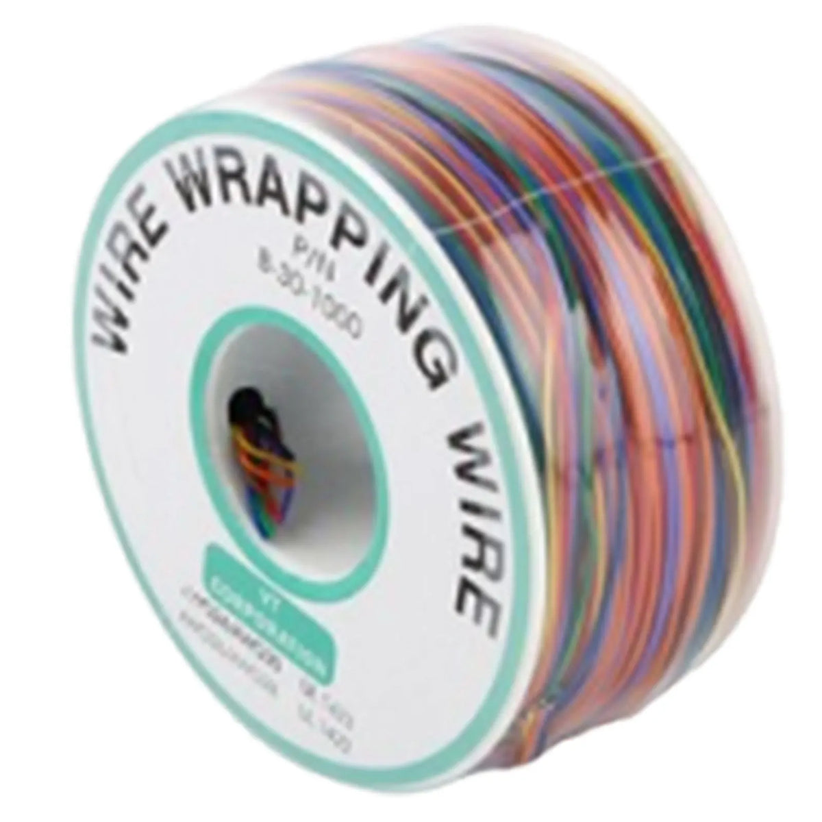 8-Color 30AWG PCB Wire Wrapping Cable 250m Spool | Tinned Copper