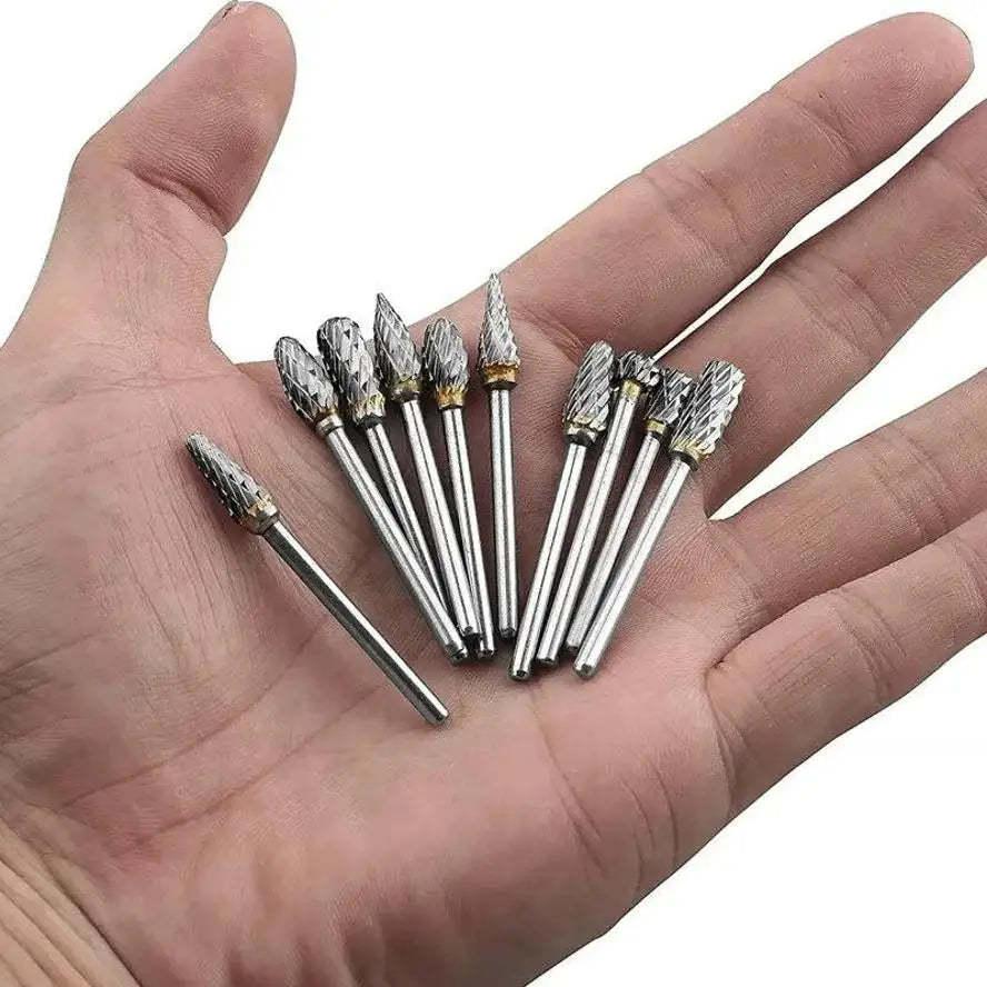 1 8 Shank Tungsten Carbide Milling Cutter Rotary Tool Burr Diamond